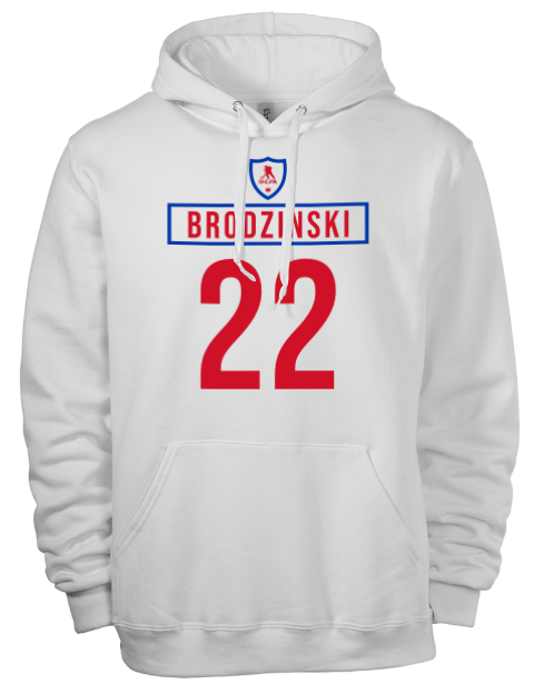 Home Jersey Jonny Brodzinski Eco Premium Unisex Hooded Sweatshirt | Swagsta