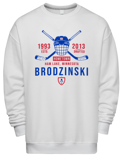 Classic Heritage Jonny Brodzinski Premium Unisex Crewneck Sweatshirt | Swagsta