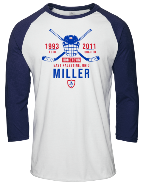 Classic Heritage JT Miller Unisex Premium Three-Quarter Raglan T-Shirt | Swagsta