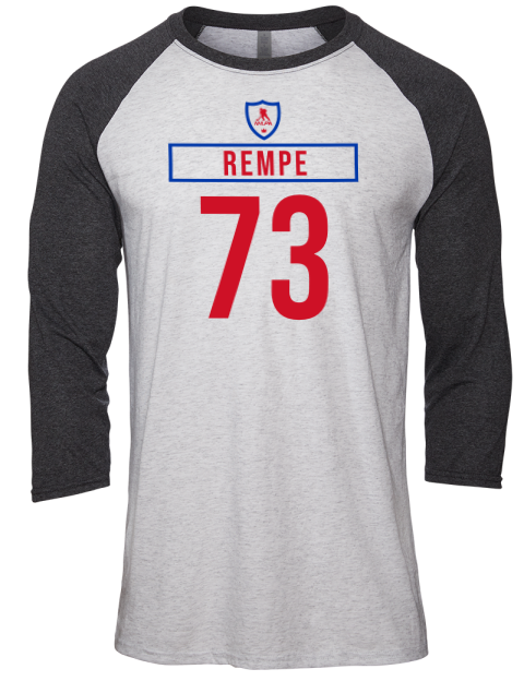 Home Jersey Matt Rempe Unisex Premium Three-Quarter Raglan T-Shirt | Swagsta