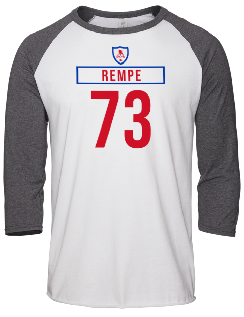 Home Jersey Matt Rempe Unisex Premium Three-Quarter Raglan T-Shirt | Swagsta
