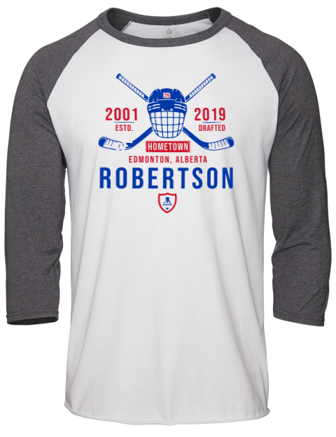 Classic Heritage Matthew Robertson Unisex Premium Three-Quarter Raglan T-Shirt | Swagsta