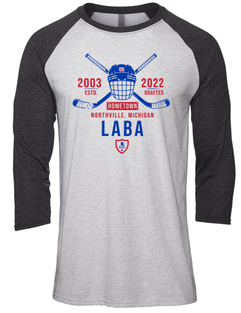 Classic Heritage Noah Laba Unisex Premium Three-Quarter Raglan T-Shirt | Swagsta