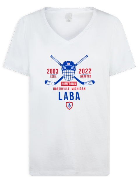 Classic Heritage Noah Laba Premium Ladies V-Neck T-Shirt | Swagsta