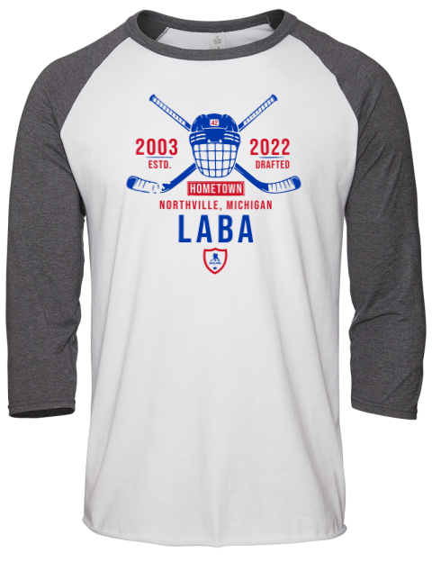 Classic Heritage Noah Laba Unisex Premium Three-Quarter Raglan T-Shirt | Swagsta