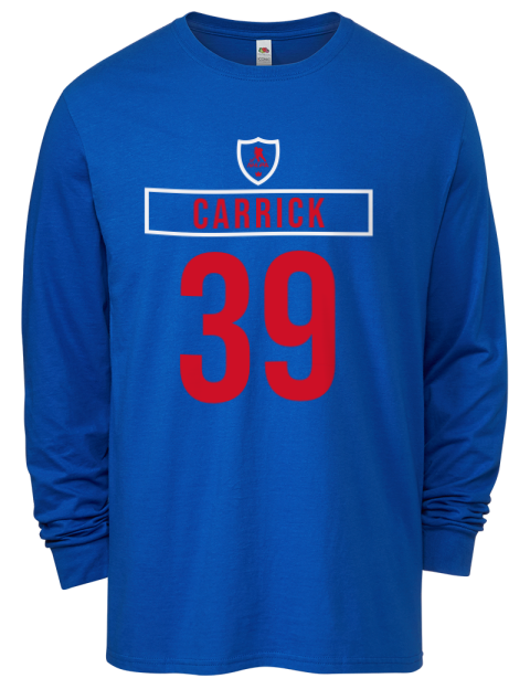 Away Jersey Sam Carrick Men's Long-Sleeve T-Shirt | Swagsta