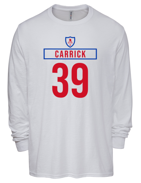 Home Jersey Sam Carrick Men's Premium Blend Long Sleeve-T-Shirt | Swagsta