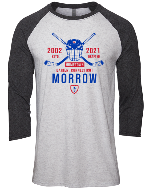 Classic Heritage Scott Morrow Unisex Premium Three-Quarter Raglan T-Shirt | Swagsta