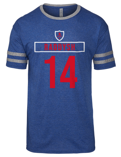 Away Jersey Taylor Raddysh Men's Tri-Blend T-Shirt | Swagsta