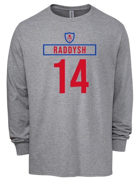Home Jersey Taylor Raddysh Men's Premium Blend Long Sleeve-T-Shirt | Swagsta