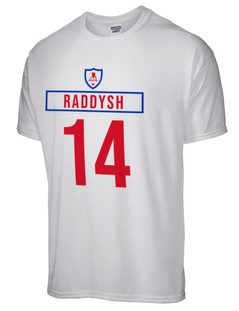 Home Jersey Taylor Raddysh Dri-Power Unisex T-Shirt | Swagsta