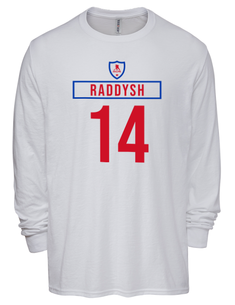 Home Jersey Taylor Raddysh Men's Premium Blend Long Sleeve-T-Shirt | Swagsta