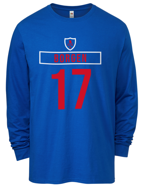 Away Jersey William Borgen Men's Long-Sleeve T-Shirt | Swagsta
