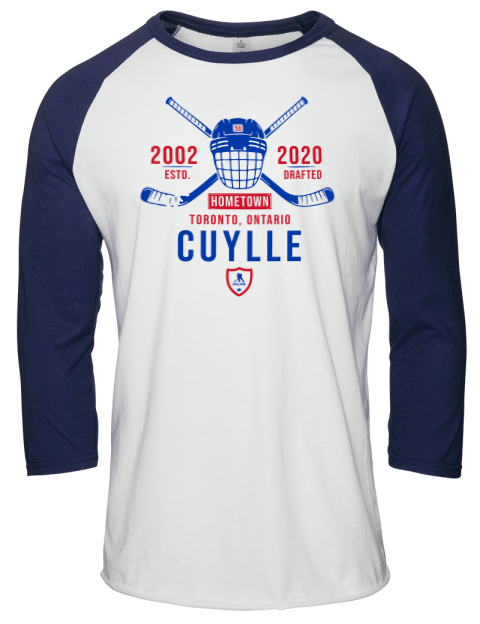 Classic Heritage William Cuylle Unisex Premium Three-Quarter Raglan T-Shirt | Swagsta