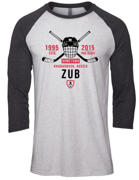 Classic Heritage Artem Zub Unisex Premium Three-Quarter Raglan T-Shirt | Swagsta