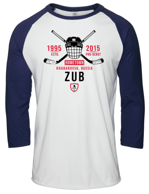 Classic Heritage Artem Zub Unisex Premium Three-Quarter Raglan T-Shirt | Swagsta