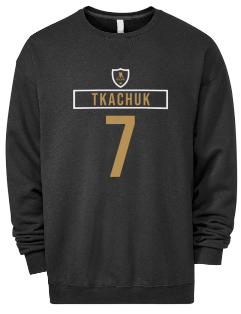 Away Jersey Braeden Tkachuk Premium Unisex Crewneck Sweatshirt | Swagsta