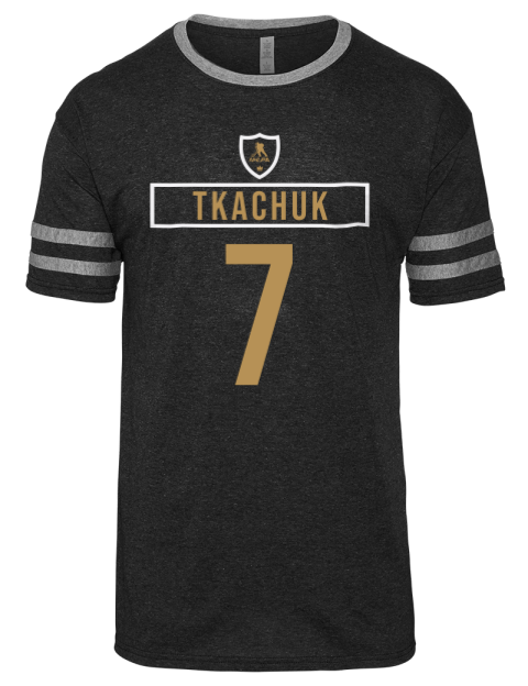 Away Jersey Braeden Tkachuk Men's Tri-Blend T-Shirt | Swagsta