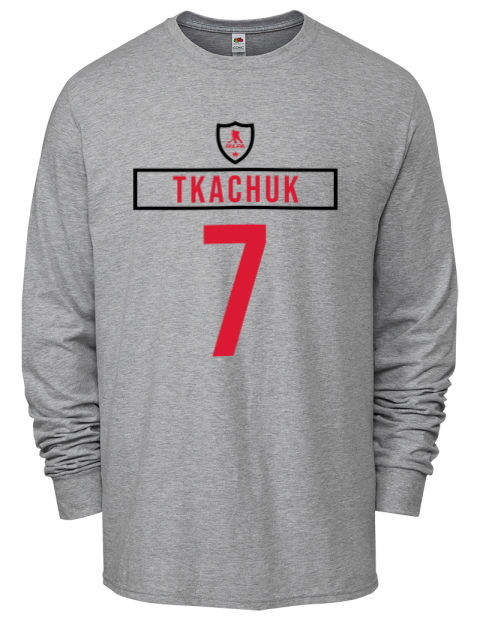 Home Jersey Braeden Tkachuk Men's Long-Sleeve T-Shirt | Swagsta