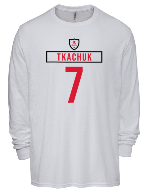 Home Jersey Braeden Tkachuk Men's Premium Blend Long Sleeve-T-Shirt | Swagsta
