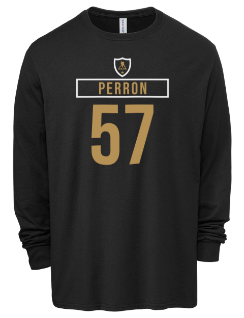 Away Jersey David Perron Men's Premium Blend Long Sleeve-T-Shirt | Swagsta