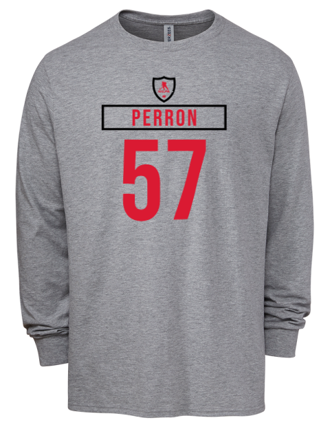 Home Jersey David Perron Men's Premium Blend Long Sleeve-T-Shirt | Swagsta
