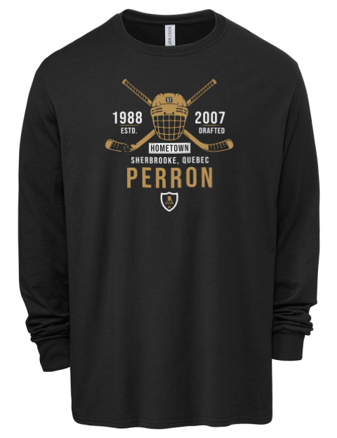 Heritage David Perron Men's Premium Blend Long Sleeve-T-Shirt | Swagsta