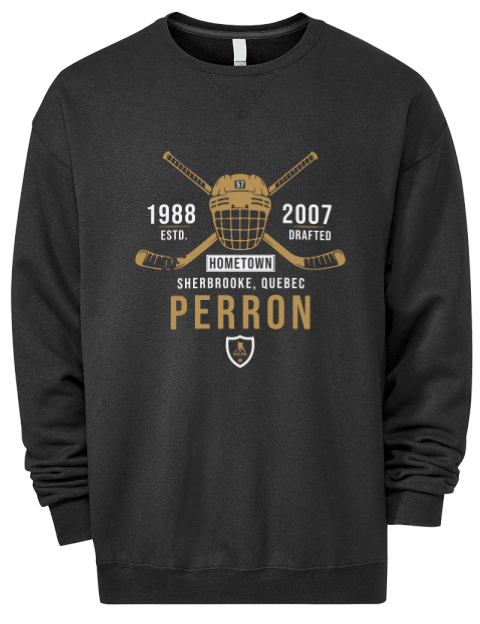 Heritage David Perron Premium Unisex Crewneck Sweatshirt | Swagsta