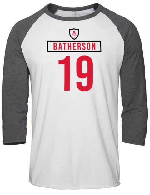 Home Jersey Drake Batherson Unisex Premium Three-Quarter Raglan T-Shirt | Swagsta