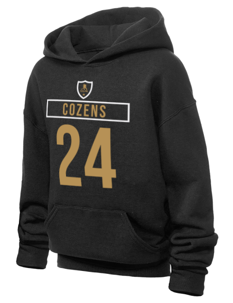 Away Jersey Dylan Cozens Youth Hooded Sweatshirt | Swagsta