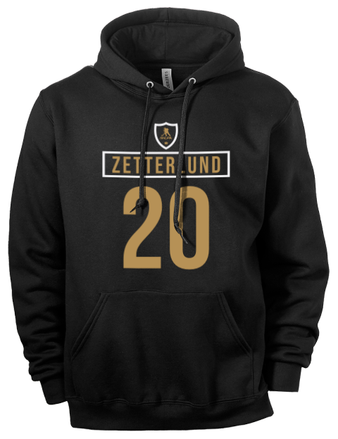 Away Jersey Fabian Zetterlund Eco Premium Unisex Hooded Sweatshirt | Swagsta