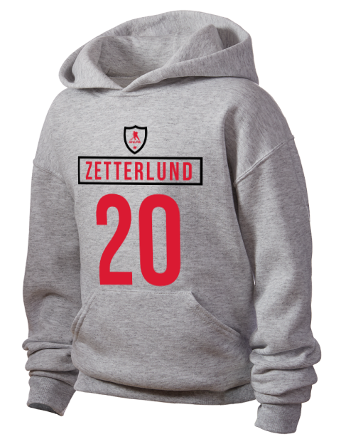 Home Jersey Fabian Zetterlund Youth Hooded Sweatshirt | Swagsta
