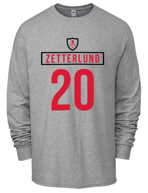 Home Jersey Fabian Zetterlund Men's Long-Sleeve T-Shirt | Swagsta