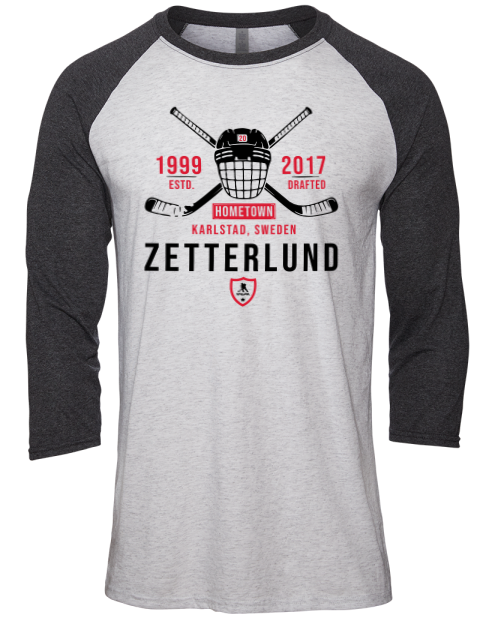 Classic Heritage Fabian Zetterlund Unisex Premium Three-Quarter Raglan T-Shirt | Swagsta