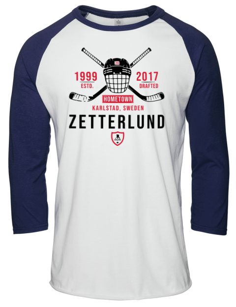 Classic Heritage Fabian Zetterlund Unisex Premium Three-Quarter Raglan T-Shirt | Swagsta