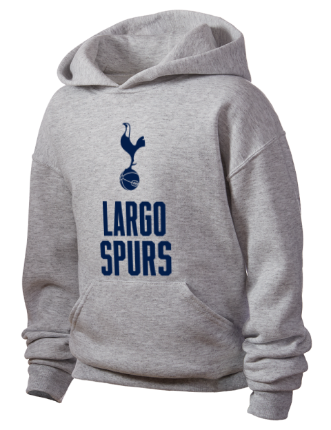 Stacked Largo Spurs Youth Hooded Sweatshirt | Swagsta
