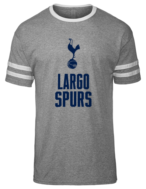Stacked Largo Spurs Men's Tri-Blend T-Shirt | Swagsta