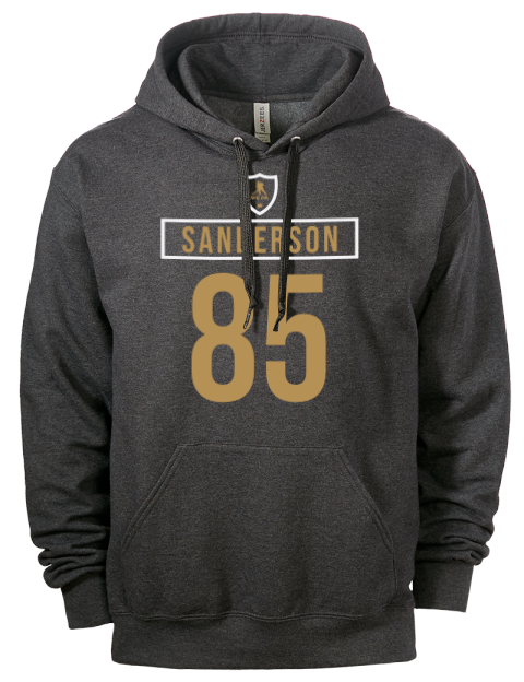 Away Jersey Jake Sanderson Eco Premium Unisex Hooded Sweatshirt | Swagsta
