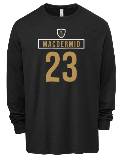 Away Jersey Kurtis Macdermid Men's Premium Blend Long Sleeve-T-Shirt | Swagsta