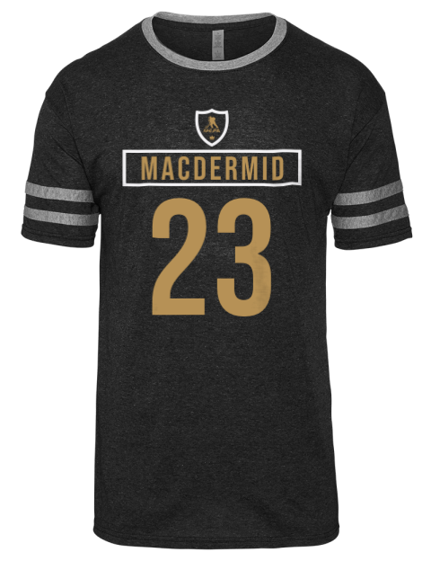 Away Jersey Kurtis Macdermid Men's Tri-Blend T-Shirt | Swagsta