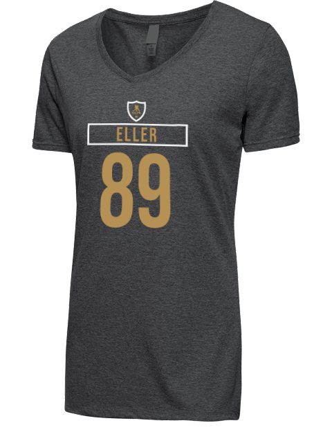 Away Jersey Lars Eller Premium Ladies V-Neck T-Shirt | Swagsta