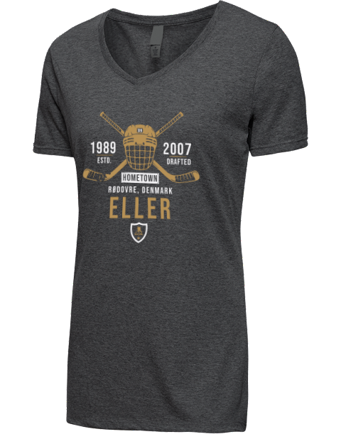 Heritage Lars Eller Premium Ladies V-Neck T-Shirt | Swagsta