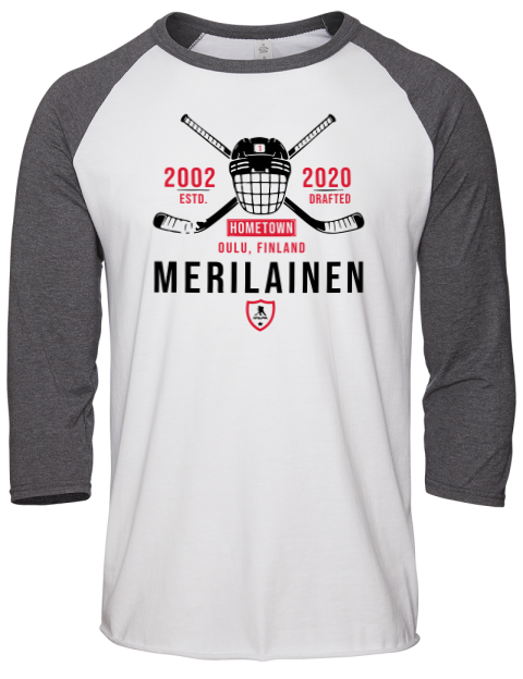 Classic Heritage Leevi Merilainen Unisex Premium Three-Quarter Raglan T-Shirt | Swagsta