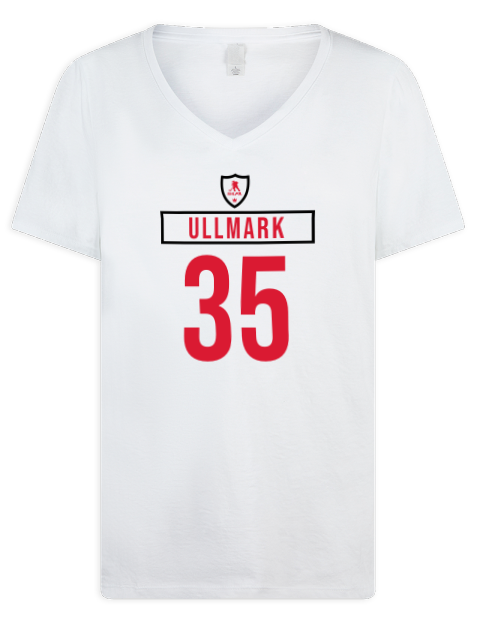 Home Jersey Linus Ullmark Premium Ladies V-Neck T-Shirt | Swagsta