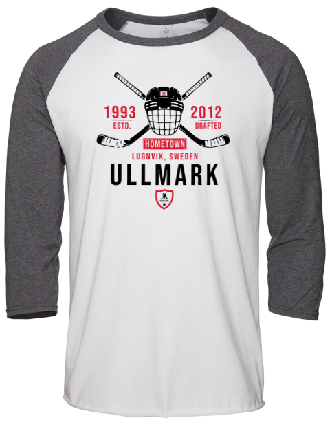 Classic Heritage Linus Ullmark Unisex Premium Three-Quarter Raglan T-Shirt | Swagsta