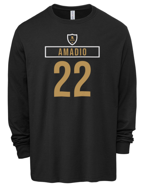 Away Jersey Michael Amadio Men's Premium Blend Long Sleeve-T-Shirt | Swagsta