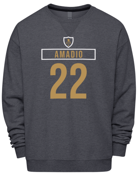 Away Jersey Michael Amadio Premium Unisex Crewneck Sweatshirt | Swagsta