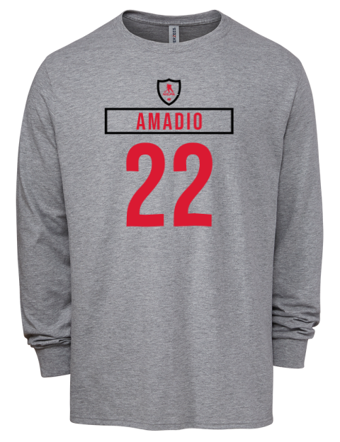 Home Jersey Michael Amadio Men's Premium Blend Long Sleeve-T-Shirt | Swagsta