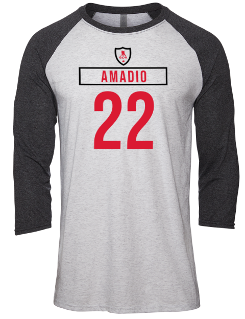 Home Jersey Michael Amadio Unisex Premium Three-Quarter Raglan T-Shirt | Swagsta