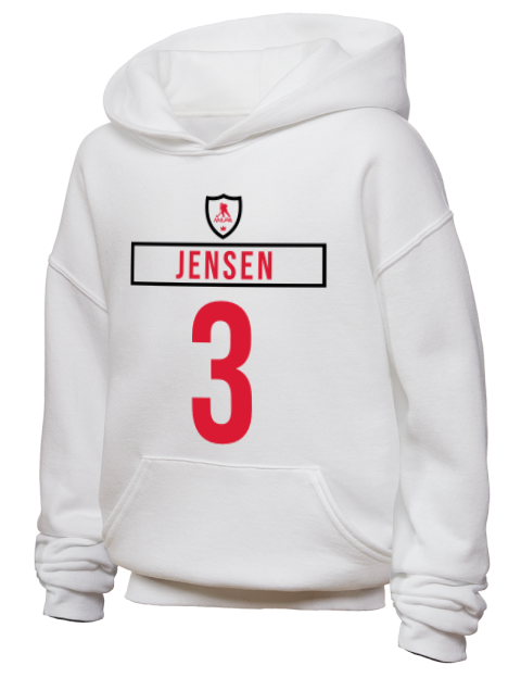 Home Jersey Nick Jensen Youth Hooded Sweatshirt | Swagsta